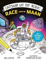 Ontsnap uit dit boek - Race naar de maan: Een spannend escape boek