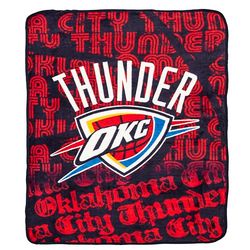 Officieel gelicentieerde NBA Oklahoma City Thunder Redux Micro Raschel Gooi Deken, 46 "x 60", Multi Color