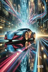 2025 Planner: Car Design – Monthly & Weekly Organizer