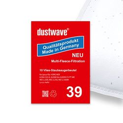 dustwave®, 10 sacchetti per aspirapolvere adatti per aspirapolvere Kärcher A 2025 Me, prodotti in Germania