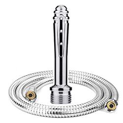 Enemator - Bidet per la pulizia della doccia, per uomini e donne, doccetta portatile per clistere, tubo da 150 cm