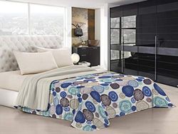 Italian Bed Linen Edredão de verão "Fantasy", microfibra, murrine, duplo pequeno