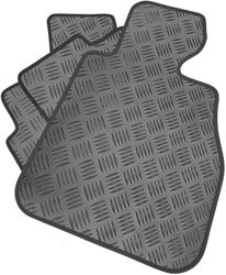 Rubber Car Mat Set Compatible/Replacement for Renault Koleos (Years 2008 To 2017) Tailored Mats, Heavy Duty, Waterproof, Non Slip