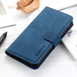 Funda para Oneplus Nord N20 5G, Funda Móvil Oneplus Nord N20 5G, Estuche con Billetera Plegable, Magnético Carcasa para Oneplus Nord N20 5G, Azul