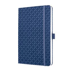 SIGEL JN101 Notizbuch Jolie, ca. A5, liniert, dunkelblau: Notebook Jolie, Flair, Indigo Blue, Hardcover