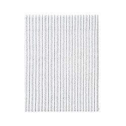 Sábana Bajera Estampada en percal de algodón, 180 x 290 cm, Color Blanco, escapada
