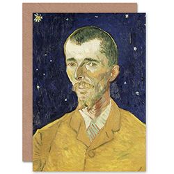 Artery8 Vincent Van Gogh Eugene Boch Fine Art Greeting Card Plus Envelope Blank Inside
