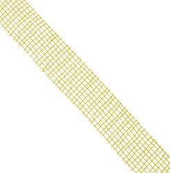 Mopec S411.40.06 jute lint, 40 mm x 20 m, geel, textiel