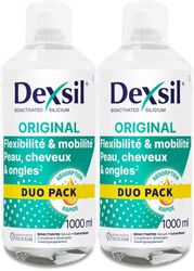 Dexsil Original - Complément Alimentaire pour Cheveux, Peau et Ongles - Conçu à Base d'Ortie, Cuivre et Silicium - Lot de 2
