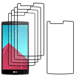 ebestStar - Pack x5 Protector Pantalla Compatible con LG G4 H815, G4 Dual-LTE Películas Flexibles Anti Huellas Anti arañazos, Instalacion Sin-Burbujas [Aparato: 149 x 76.2 x 9.8mm, 5.5'']