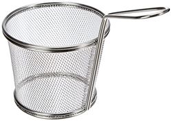 Lacor Cestello Rotondo, in Acciaio Inox, Grigio, 12 x 12 x 10 cm