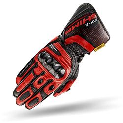 SHIMA STR-2 Luvas de motocicleta para homem couro homologadas longas motocicletas luva ventilada certificados com proteção motorista proteção proteção de ventilação e verão Racing (homem,