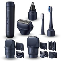 Panasonic MULTISHAPE Sistema Modulare per la Cura della Persona ER-CBL1, testina regolabarba, tagliapeli naso, orecchie e viso per uomo, testina spazzolino elettrico con batteria ricaricabile