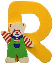 Mertens R Capital Letter Bear (Assorted colors)