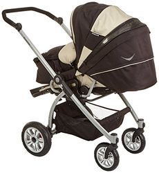 Gesslein 204330483483 kinderwagen M4 inclusief C1 draagtas, zilver/zwart