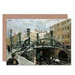 Wee Blue Coo CARD GREETING BALUSCHEK JUNGFERNBRUCKE PAINTING
