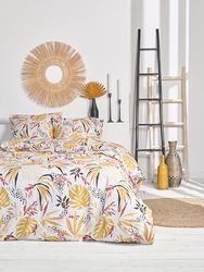 TODAY Sunshine - Set di biancheria da letto matrimoniale, 260 x 240 cm, in cotone stampato, 14,53