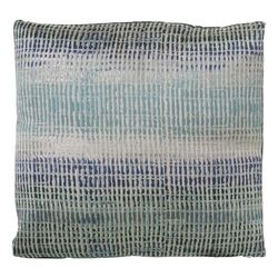 Alexandra House Living Kudde blå textil 43 x 43 cm