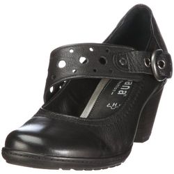 Jana dames fashion slippers, zwart, 40 EU X-breed