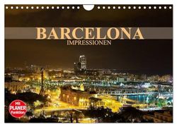 Barcelona Impressionen (Wandkalender 2025 DIN A4 quer), CALVENDO Monatskalender: Kommen Sie mit auf eine Reise in die katalanische Metropole Barcelona