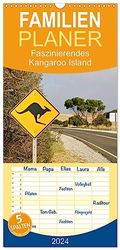 Pianificatore Familienplaner 2024 - Faszinierendes Kangaroo Island mit 5 Spalten (Wandkalender, 21 cm x 45 cm) CALVENDO