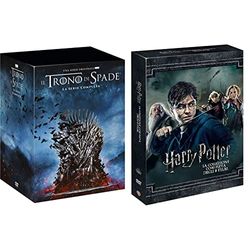 Il Trono Di Spade Stagioni 1 8, La Serie Completa (Box Dvd 38) & Collezione Harry Potter (Standard Edition) (8 Dvd), versione italiana e inglese