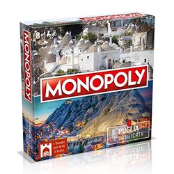 Winning Moves Monopoly Puglia & Basilicata Board Games, Adult Board Games, Board Games for 2, 2 to 6 People, Age 8+