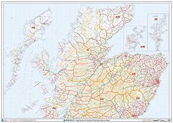 Postcode Sector Map - (S19) - Highlands & Islands - Wall Map-Plastic Coated 2A (119cm x 168cm)