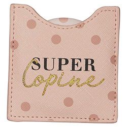 DRAEGER PARIS 1886 Toga - Miroir Super Copine - Miroir Rond de Poche à Emmener Partout - Idéal Cadeau Anniversaire, Toutes Occasions - Dimensions 8,5 x 8 cm 76005902 Small