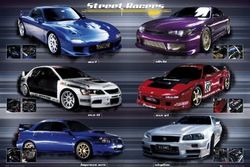 Empire Merchandising 159496 Street Racers Cars poster poster poster poster 91,5 x 61 cm