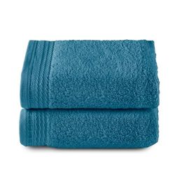 Top Towel - Premium - Grandes Serviettes de Bain - Serviettes de Bain - 2 essuie-Mains - 50 x 100 cm - 100% Coton - 600 grammes - Océan