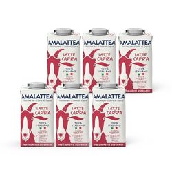 Granarolo, Latte di Capra Amalattea, 6 Confezioni di Latte Parzialmente Scremato UHT da 500 ml, 100% Made in Italy, Ideale per Donne e Bambini, Dal Gusto Morbido, Ricca Fonte di Calcio