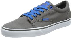 Vans M Kress (Neon) Pewter/N, sneakers voor heren, Grijs Grau Neon Tinnen Neon Blauw, 39 EU