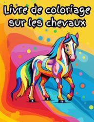 Livre de coloriage sur les chevaux: Livre de coloriage enfant 2 ans 4 ans