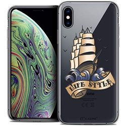 CASEINK fodral för Apple iPhone XS Max (6,5) fodral [kristallgel HD mönster kollektion tatueringsälskare design livsstil - mjuk - ultratunn - tryckt i Frankrike]