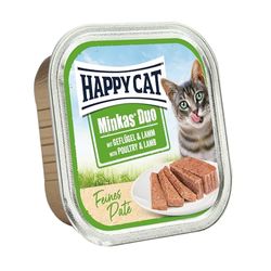 Happy Cat Minkas Duo gevogelte & lam paté 100 g