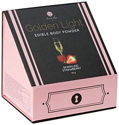 Secretlay Golden Light Kit Polvos Comestibles Y Pluma - Fresas & Cava