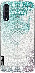 Telefonskal, tunt TPU-fodral. Stötdämpande och reptåligt fodral – Rainbow Mandala tryck – CASETASTIC, Mjukt fodral, Samsung Galaxy A50 (2019), Regnbåge Mandala