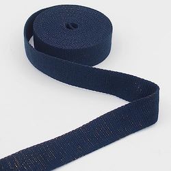 LEDUC 5 m, cinturino in cotone pesante dorato (07), 3 cm