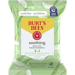 Facial Cleansing Towelettes Sensitive by Burts Bees for Unisex - 30 Count Towelettes