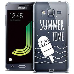 Caseink - fodral för Samsung Galaxy J3 2016 (J320) [Crystal HD Summer Design Summer Time Collection - hård - ultratunn - tryckt i Frankrike]