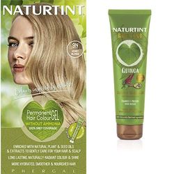 Naturtint Permanent Hair Colour 9N Honey Blonde plus QUINOA MASK bundle