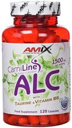 AMIX - Suplemento Deportivo - CarniLine ALC con taurina y Vitamina B6 en Formato de 120 Cápsulas - Activa el Metabolismo - Mejora el Rendimiento Muscular