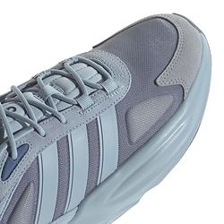 adidas Ozelle Cloudfoam Sneakers voor heren, Zilver Violet Wonder Blauw Crew Blauw, 43 1/3 EU