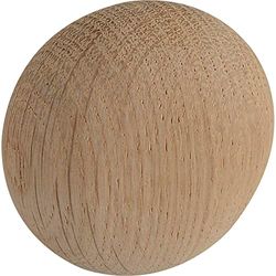 ALLES IM GRIFF Pomo para muebles Pebble ancho 64 mm – Pomo para armario y cajones – Pomo de madera de roble crudo