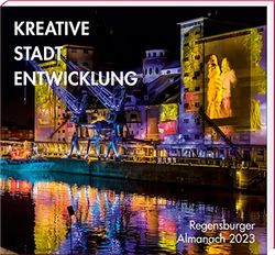 Regensburger Almanach 2023: Kreative Stadt Entwicklung