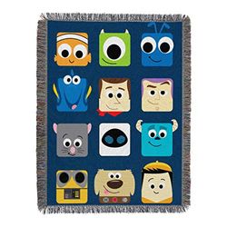 Disney Woven Tapestry Throw Blanket, Polyester, Pixarland, 48" x 60"