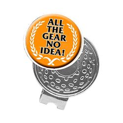 Asbri Golf Unisex Adult All The Gear No Idea Cap Clip - Silver, N/A