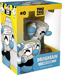 Youtooz Mugman Vinyl Figure, 9,4 cm Mugman Action Figure, Cuphead e Mugman Vinyl Toys - Collezione Youtooz Cuphead Basata su Cuphead Games