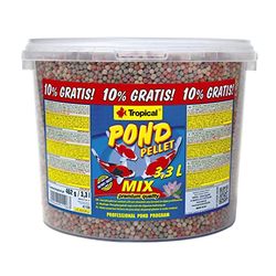 Pond Pellet Mix 3,3L / 462g - Aliment Complet sous Forme de Boules flottantes pour Koi, Poissons de Bassin